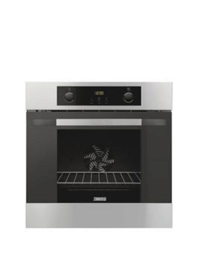 Zanussi Zoa35502Xd 60Cm Built-In Single Electric Oven - Stainless Steel